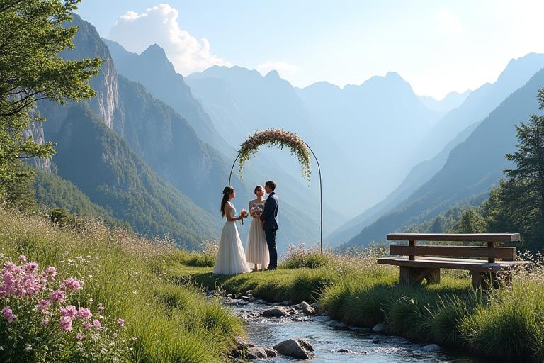 Hochzeitsplanung Alpen